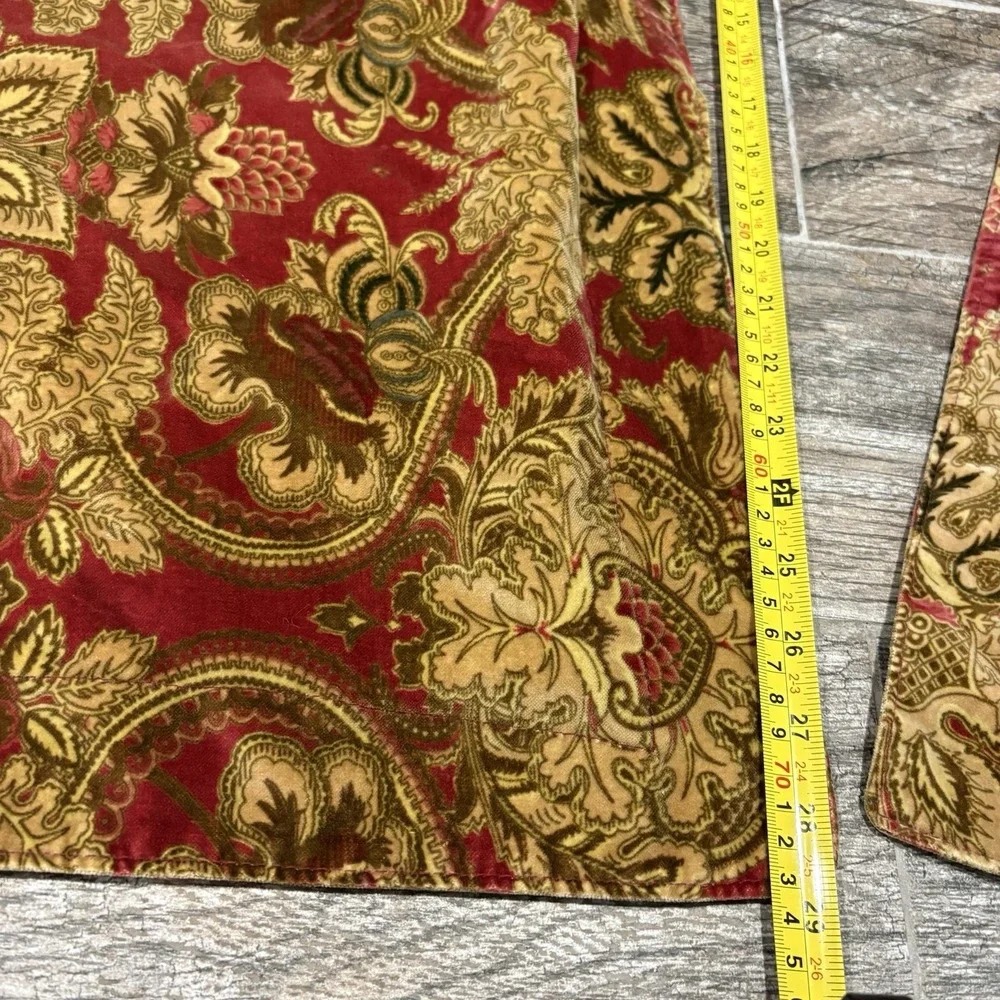 Ralph Lauren Velvet Set Of 2 Euro Sham Jardiniere 30